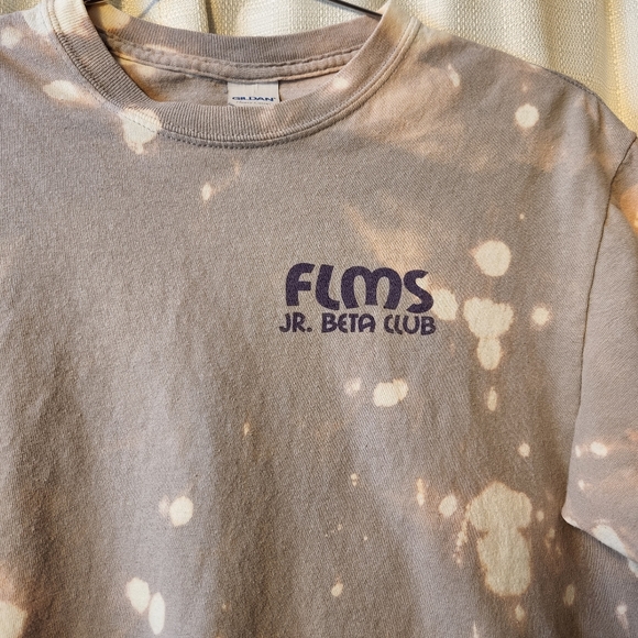 Beta Club, Fountain Lake Middle School Cropped, Bleached t-shirt - Picture 2 of 4